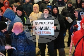 Русе - паркинг за тирове - протест