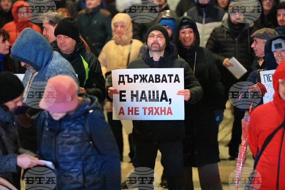 Русе - паркинг за тирове - протест