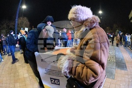 Русе - паркинг за тирове - протест