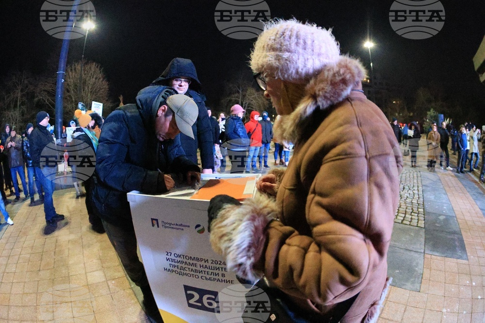 Русе - паркинг за тирове - протест