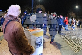 Русе - паркинг за тирове - протест