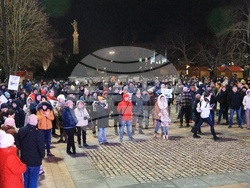 Русе - паркинг за тирове - протест