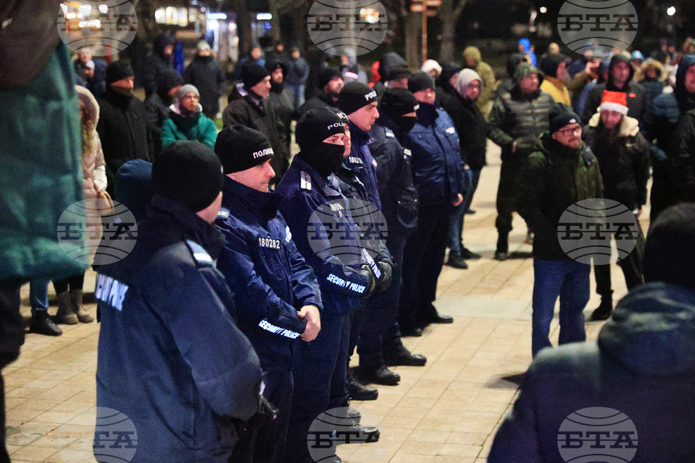 Русе - паркинг за тирове - протест