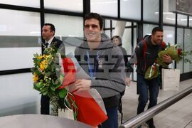 Летище „Васил Левски“ - Тервел Замфиров - посрещане