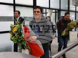 Летище „Васил Левски“ - Тервел Замфиров - посрещане