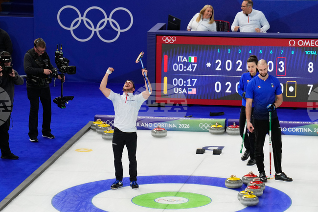 APTOPIX Milan Cortina Olympics Curling