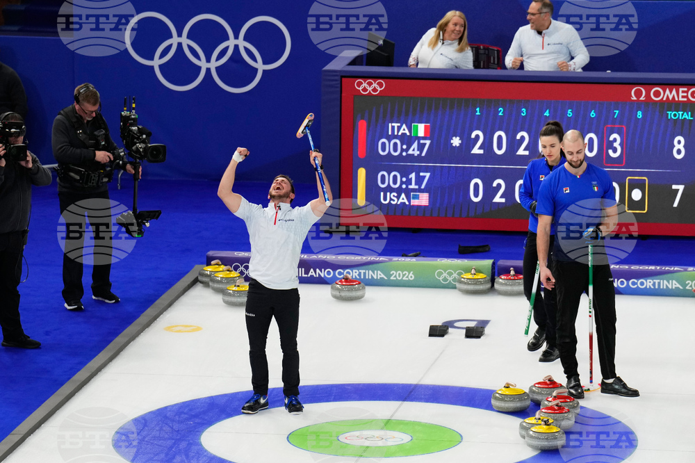 APTOPIX Milan Cortina Olympics Curling