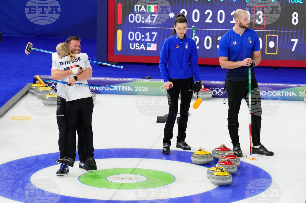 APTOPIX Milan Cortina Olympics Curling
