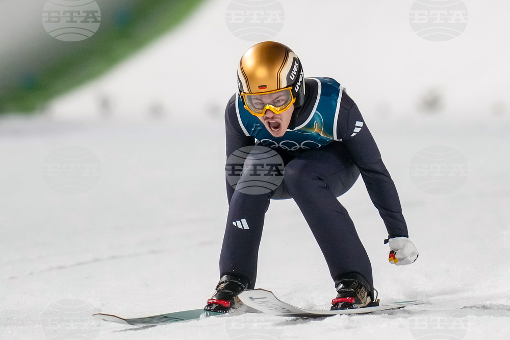 APTOPIX Milan Cortina Olympics Ski Jumping
