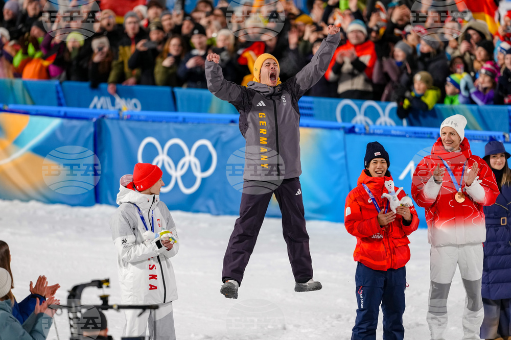 APTOPIX Milan Cortina Olympics Ski Jumping