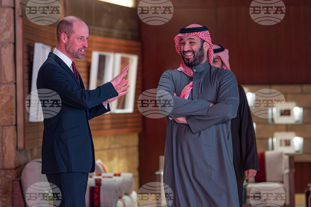 Британският принц Уилям се срещна със саудитския престолонаследник в рамките на официална визита в арабската страна