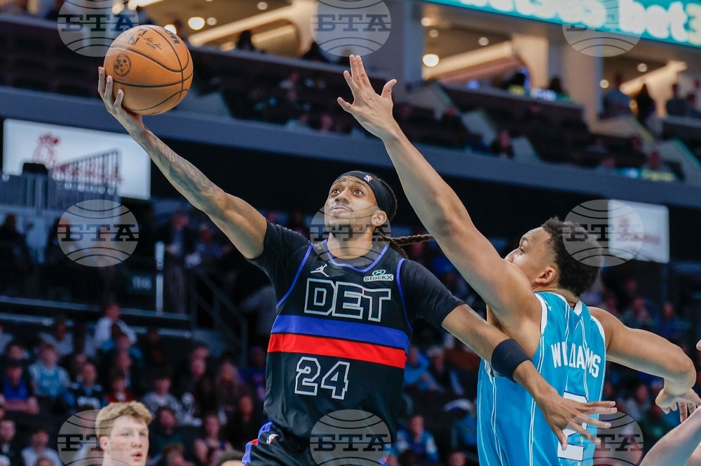 Pistons Hornets Basketball