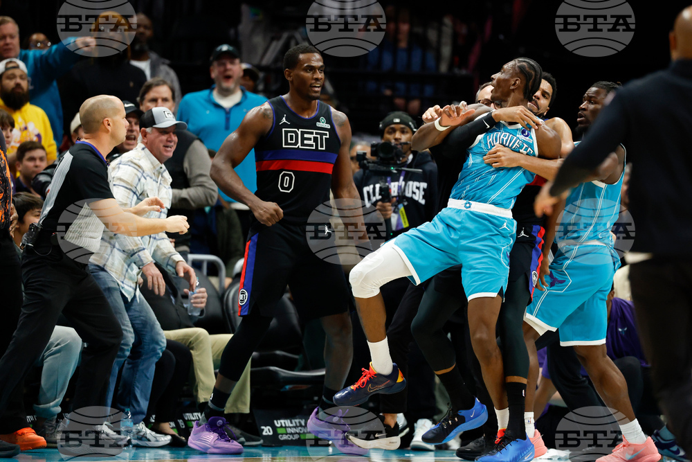 Pistons Hornets Basketball