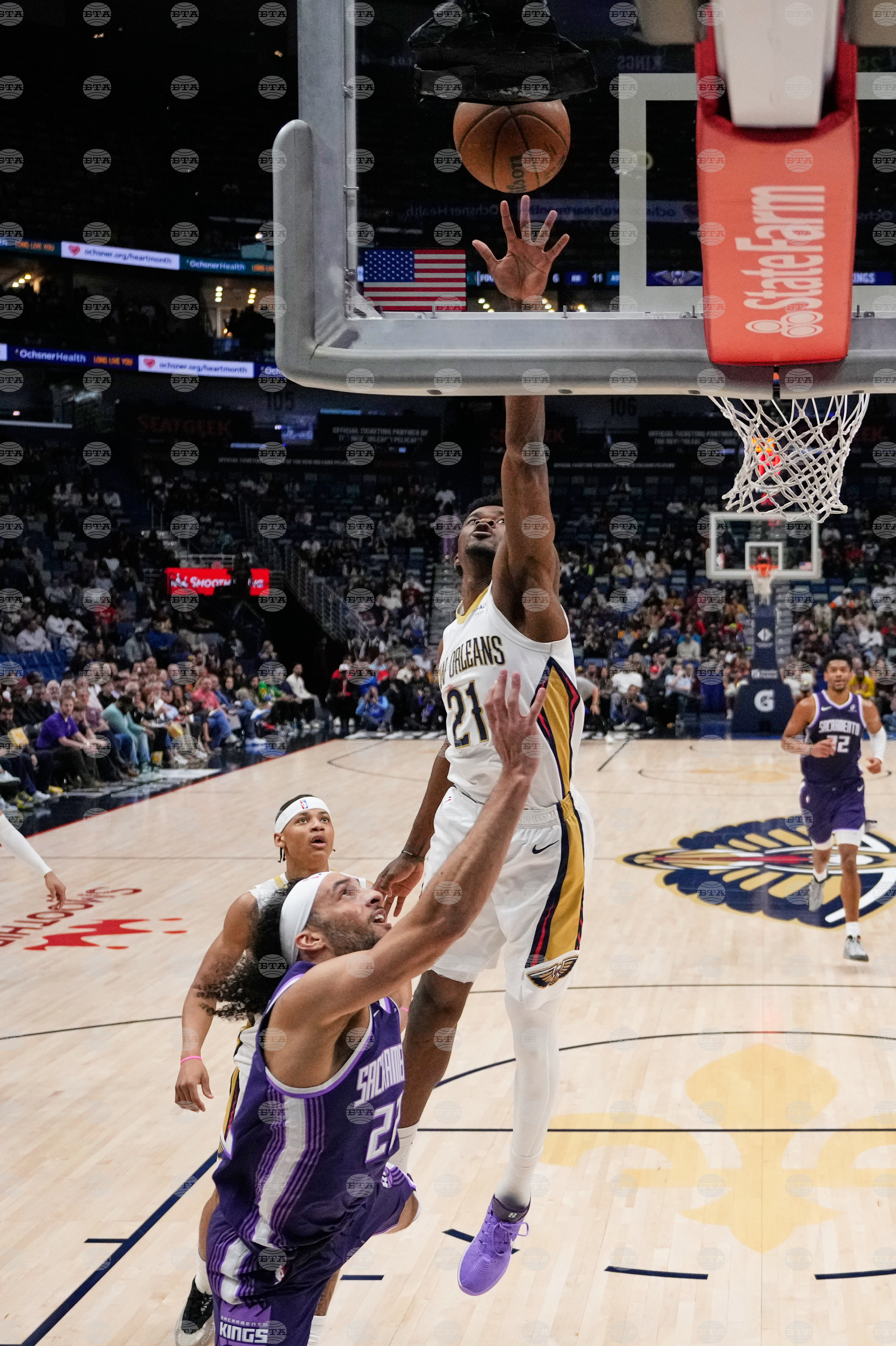 Kings Pelicans Basketball