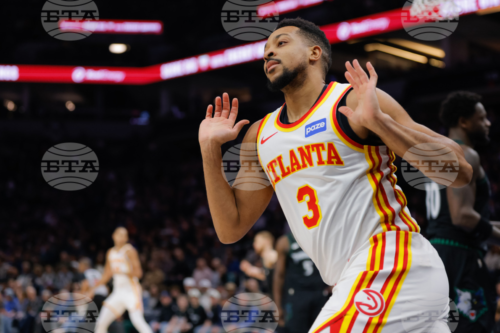 Hawks Timberwolves Basketball