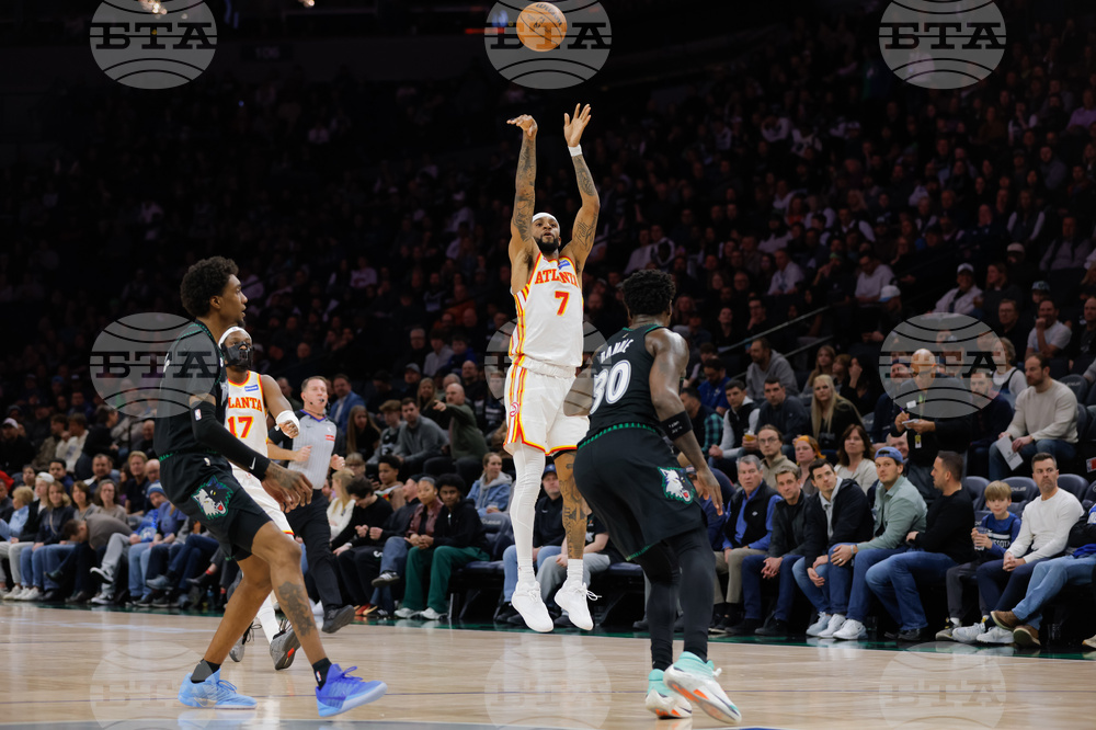 Hawks Timberwolves Basketball