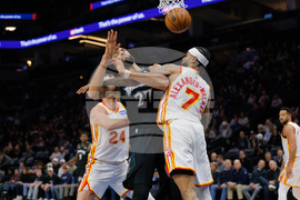 Hawks Timberwolves Basketball