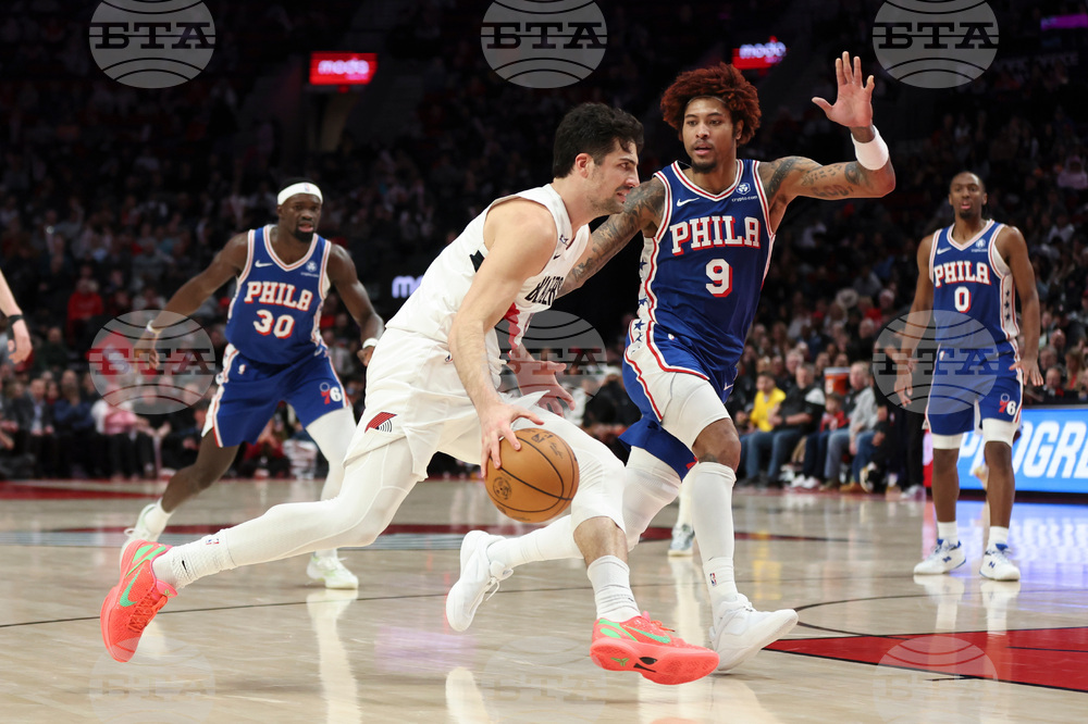 76ers Trail Blazers Basketball