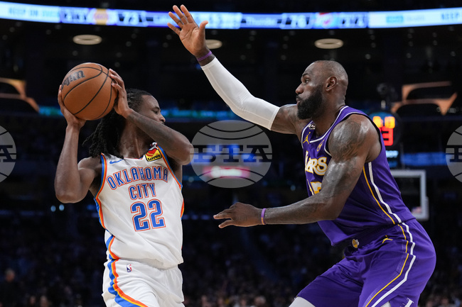 Оклахома Сити победи ЛА Лейкърс в НБА