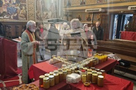 Търговище - Св. Харалампий - освещаване на мед