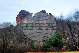 Белоградчишки скали - сняг