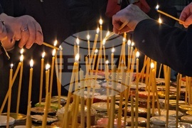 Благоевград - свети Харалампий - освещаване - мед