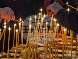 Благоевград - свети Харалампий - освещаване - мед