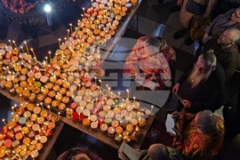 Благоевград - свети Харалампий - освещаване - мед