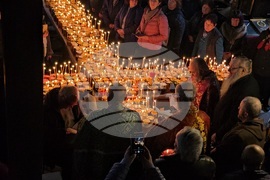 Благоевград - свети Харалампий - освещаване - мед