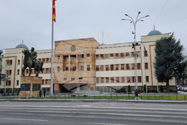 Република Северна Македония - Скопие - парламент - блокада