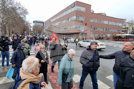 Република Северна Македония - Скопие - парламент - блокада