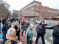 Република Северна Македония - Скопие - парламент - блокада