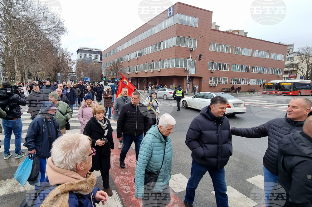 Република Северна Македония - Скопие - парламент - блокада