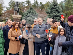 Република Северна Македония - Скопие - парламент - блокада