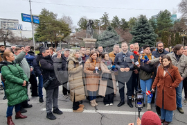 Република Северна Македония - Скопие - парламент - блокада