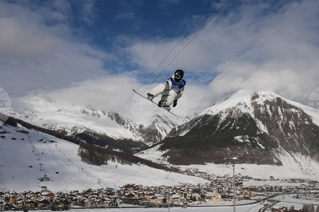 APTOPIX Milan Cortina Olympics Snowboard