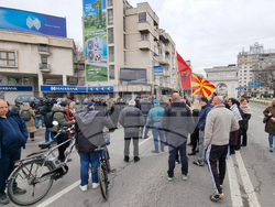Република Северна Македония - Скопие - парламент - блокада