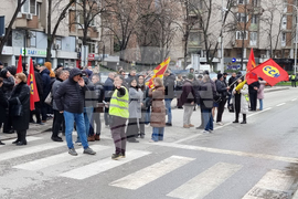Република Северна Македония - Скопие - парламент - блокада