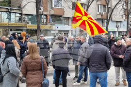 Република Северна Македония - Скопие - парламент - блокада
