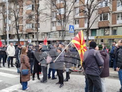 Република Северна Македония - Скопие - парламент - блокада