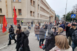 Република Северна Македония - Скопие - парламент - блокада