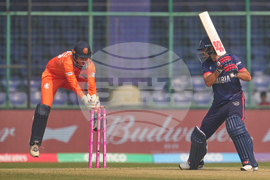 APTOPIX Namibia Netherlands T20 WCup Cricket
