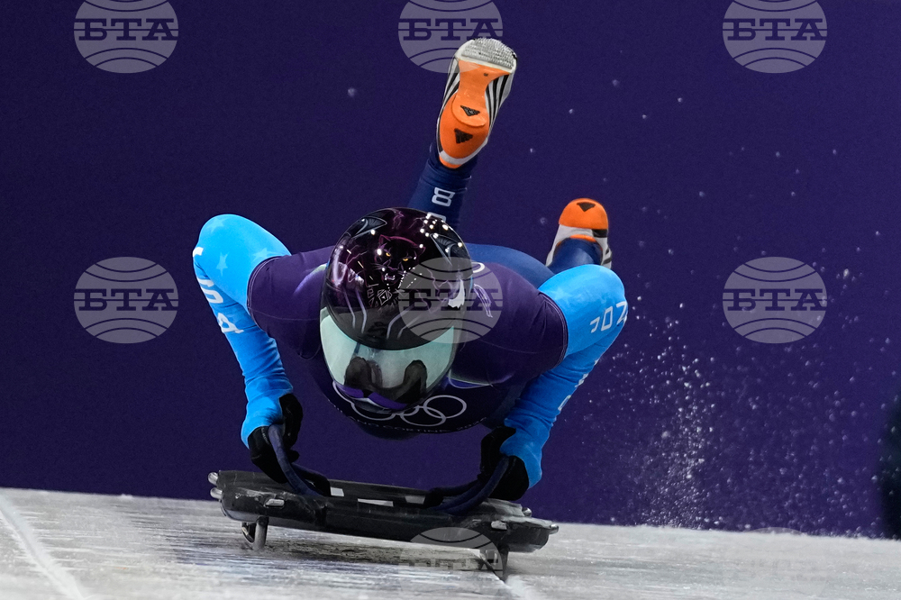 APTOPIX Milan Cortina Olympics Skeleton