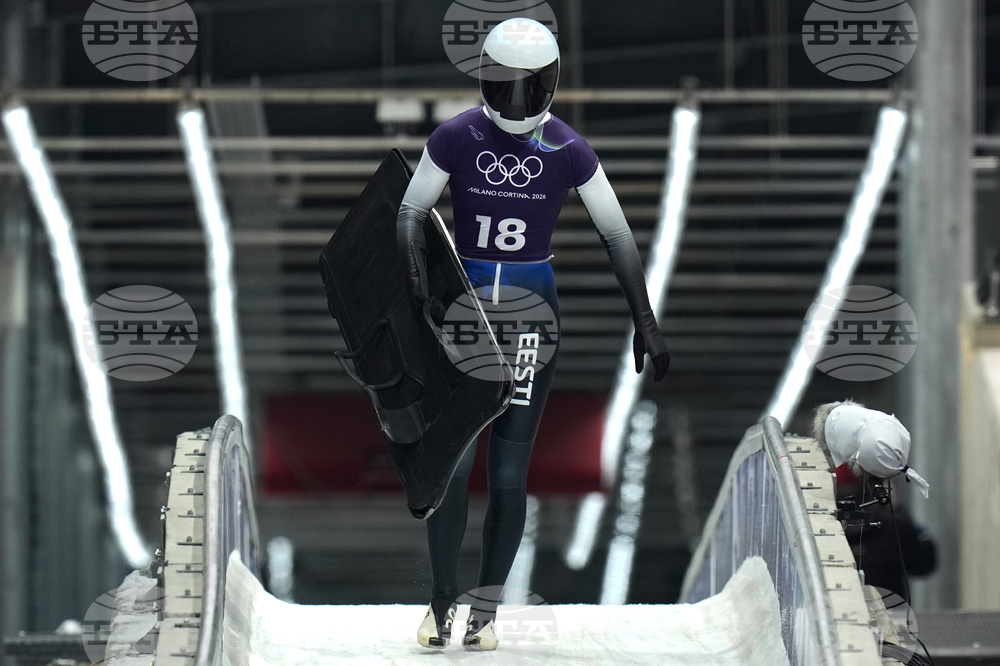 APTOPIX Milan Cortina Olympics Skeleton