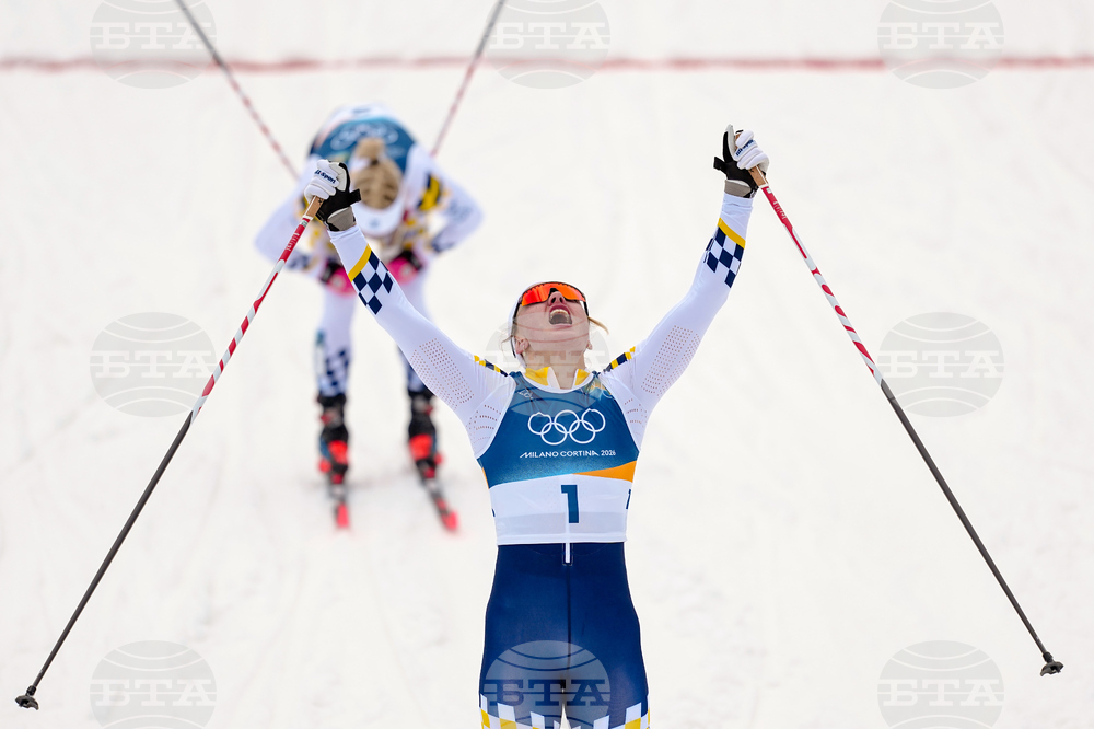 Шведски триумф в спринта при жените от олимпийското състезание по ски бягане, Лин Сван взе златото, Калина Недялкова зае 73-а позиция