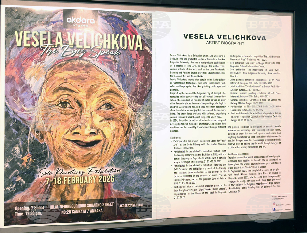 Турция - Анкара - изложба - Весела Величкова
