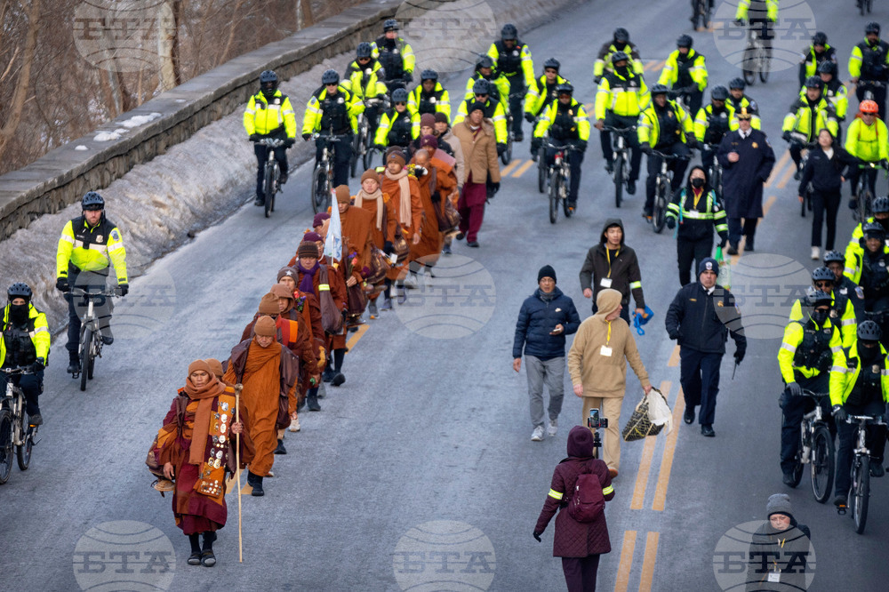 Buddhist Monks Peace Walk Washington
