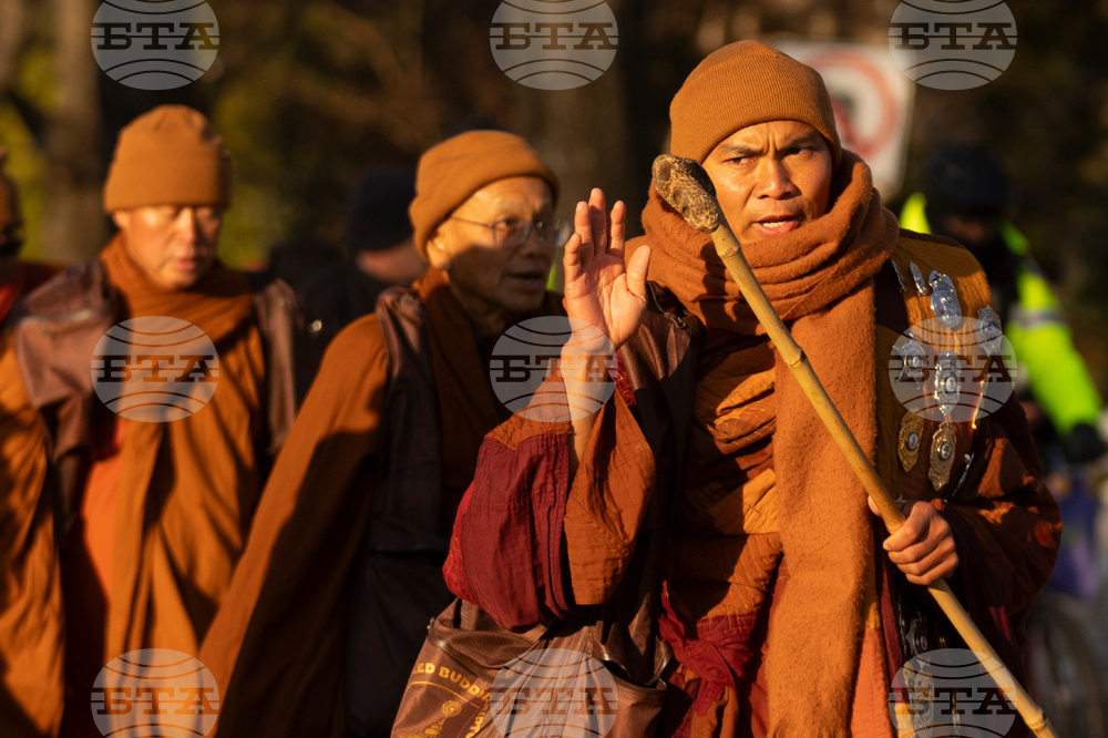 Buddhist Monks Peace Walk Washington