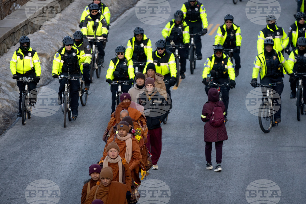 Buddhist Monks Peace Walk Washington