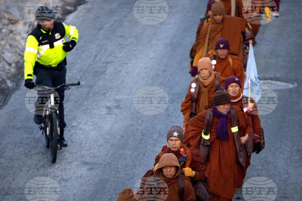 Buddhist Monks Peace Walk Washington